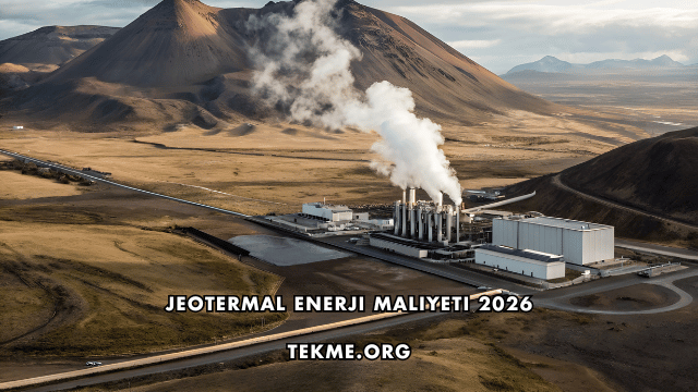 Jeotermal Enerji Maliyeti 2026