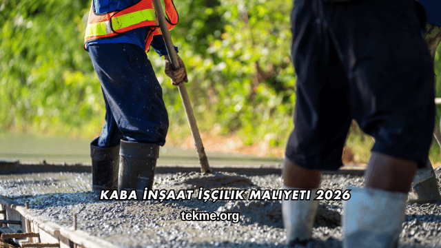 Kaba İnşaat İşçilik Maliyeti 2026