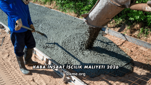 Kaba İnşaat İşçilik Maliyeti 2026