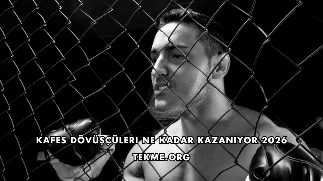 Kafes Dövüşçüleri Ne Kadar Kazanıyor 2026