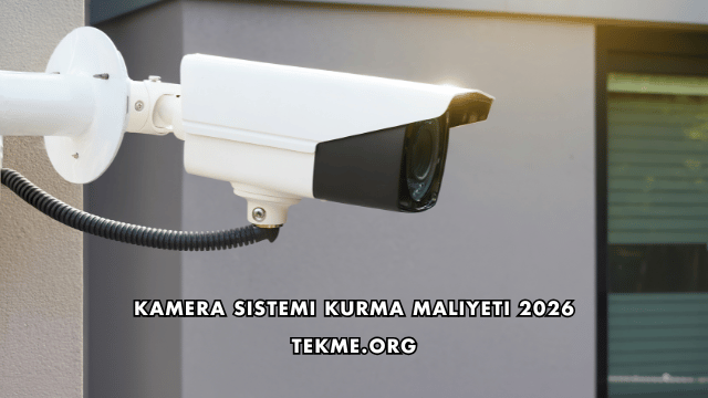 Kamera Sistemi Kurma Maliyeti 2026