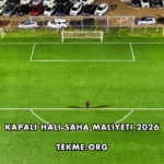Kapalı Halı Saha Maliyeti 2026