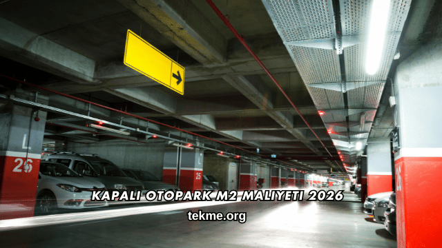 Kapalı Otopark m2 Maliyeti 2026