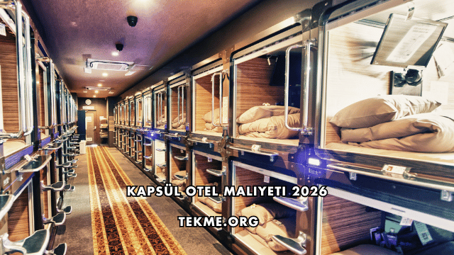 Kapsül Otel Maliyeti 2026