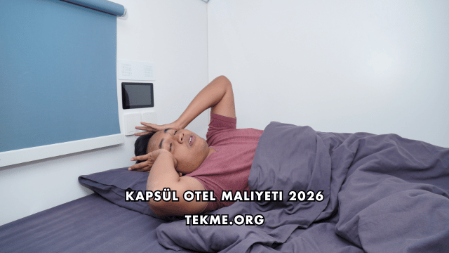Kapsül Otel Maliyeti 2026