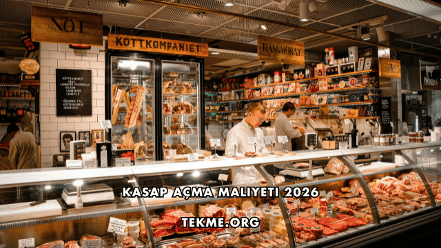 Kasap Açma Maliyeti 2026