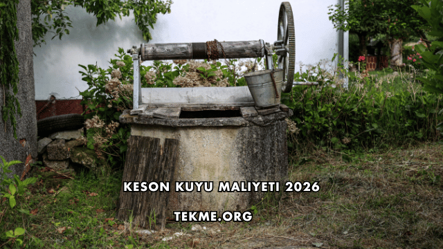 Keson Kuyu Maliyeti 2026