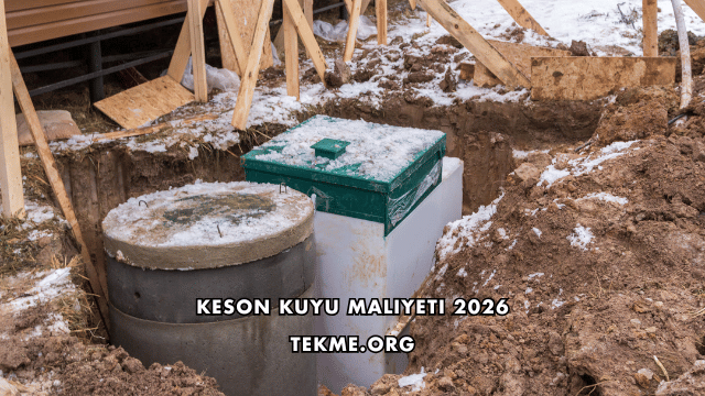 Keson Kuyu Maliyeti 2026
