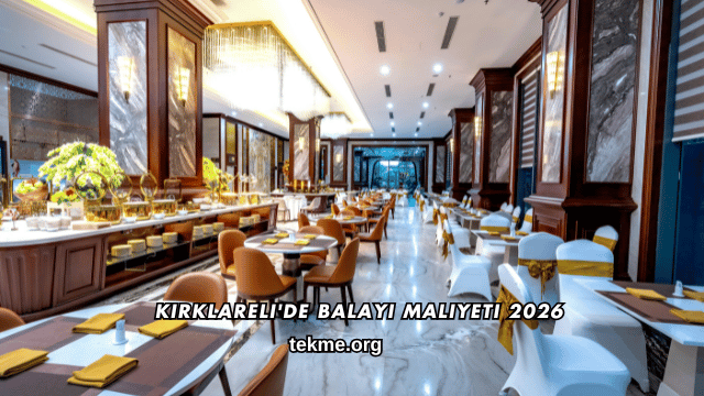 Kırklareli'de Balayı Maliyeti 2026