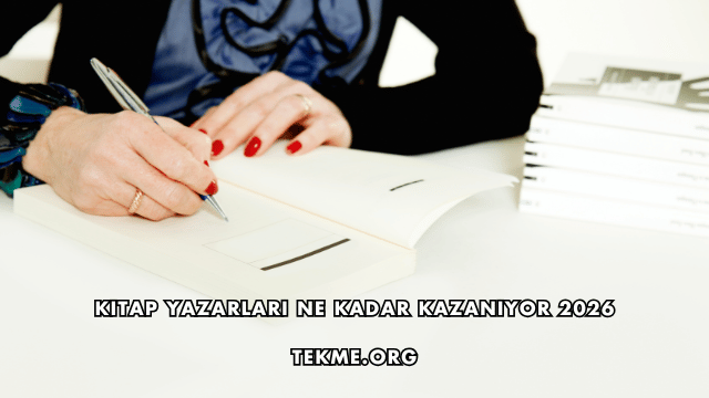 Kitap Yazarları Ne Kadar Kazanıyor 2026