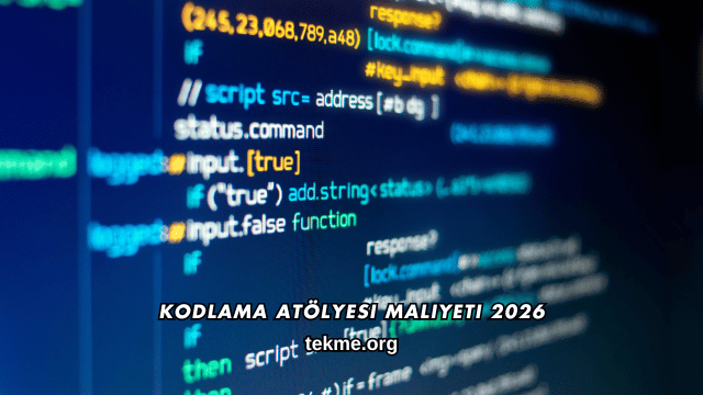 Kodlama Atölyesi Maliyeti 2026