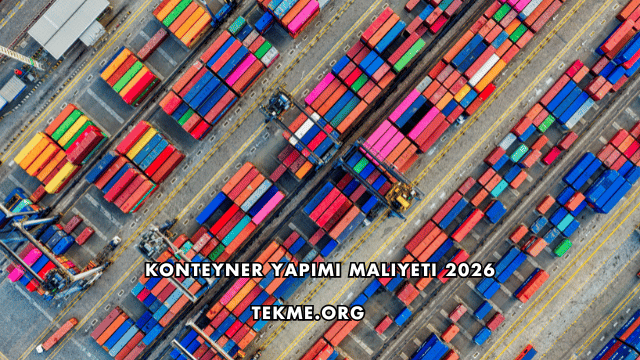 Konteyner Yapımı Maliyeti 2026