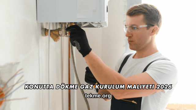 Konutta Dökme Gaz Kurulum Maliyeti 2026