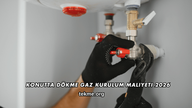 Konutta Dökme Gaz Kurulum Maliyeti 2026
