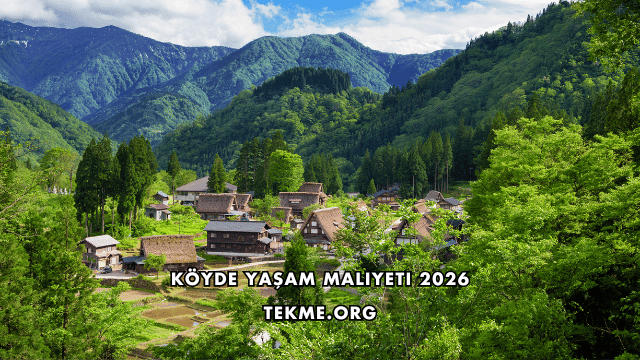 Köyde Yaşam Maliyeti 2026