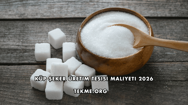 Küp Şeker Üretim Tesisi Maliyeti 2026