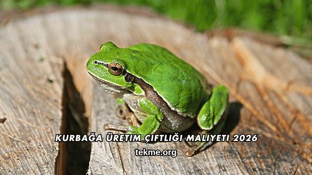 Kurbağa Üretim Çiftliği Maliyeti 2026