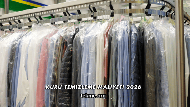 Kuru Temizleme Maliyeti 2026