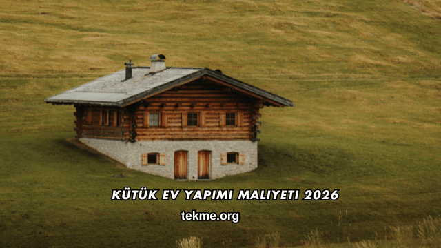 Kütük Ev Yapımı Maliyeti 2026