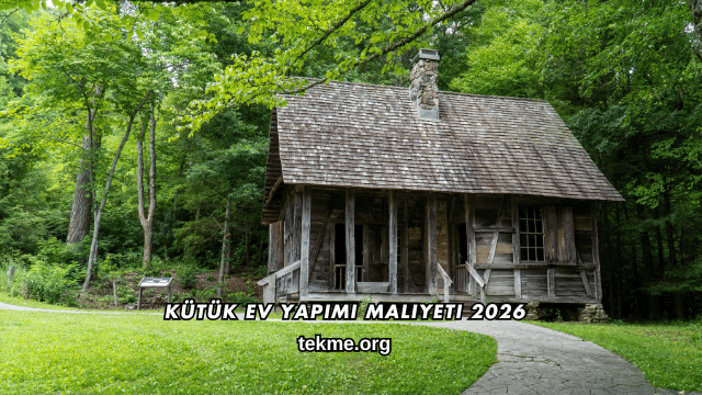 Kütük Ev Yapımı Maliyeti 2026
