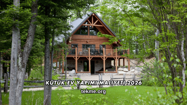 Kütük Ev Yapımı Maliyeti 2026