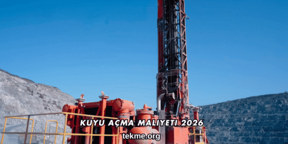 Kuyu Açma Maliyeti 2026