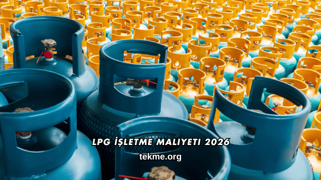 LPG İşletme Maliyeti 2026