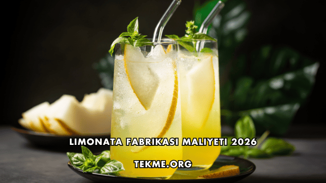 Limonata Fabrikası Maliyeti 2026