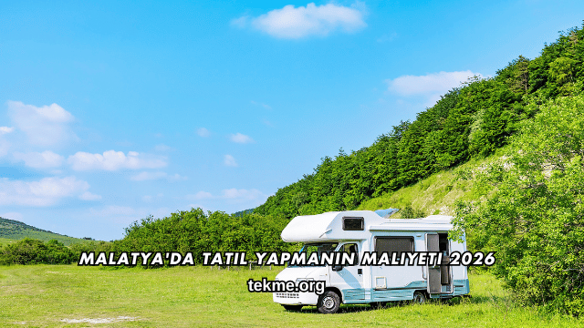 Malatya'da Tatil Yapmanın Maliyeti 2026
