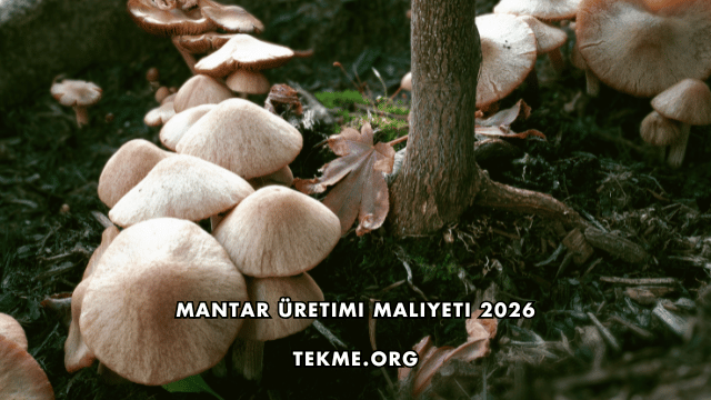 Mantar Üretimi Maliyeti 2026