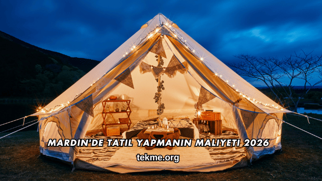Mardin'de Tatil Yapmanın Maliyeti 2026
