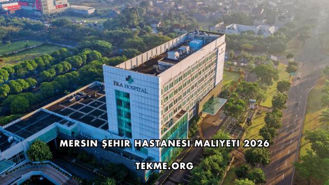 Mersin Şehir Hastanesi Maliyeti 2026