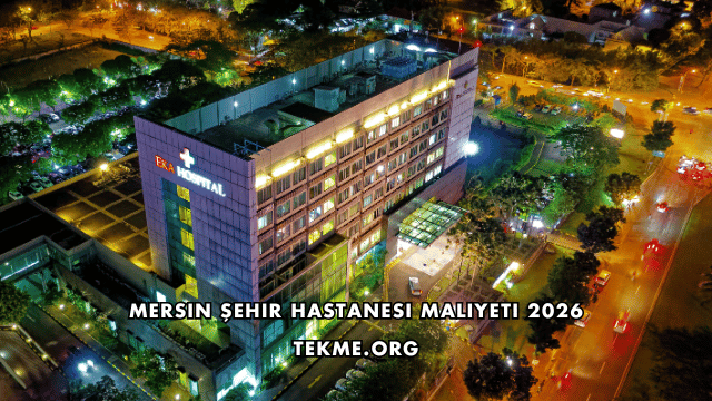 Mersin Şehir Hastanesi Maliyeti 2026