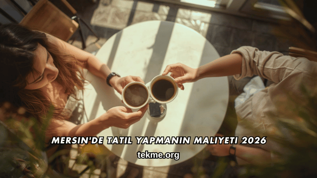 Mersin'de Tatil Yapmanın Maliyeti 2026