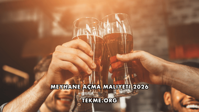 Meyhane Açma Maliyeti 2026