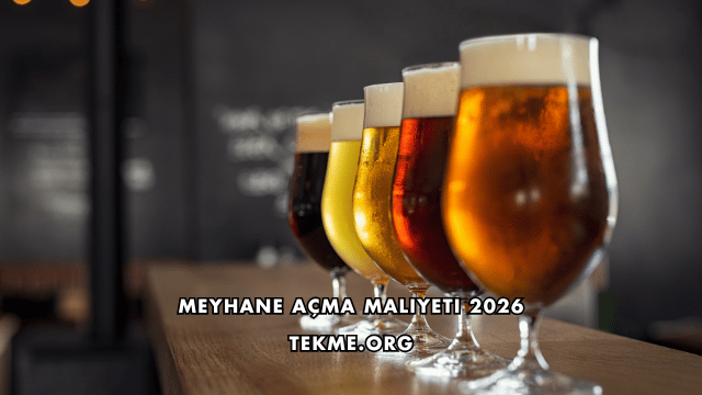 Meyhane Açma Maliyeti 2026