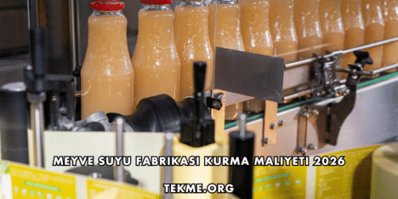 Meyve Suyu Fabrikası Kurma Maliyeti 2026