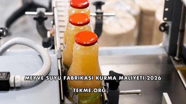 Meyve Suyu Fabrikası Kurma Maliyeti 2026