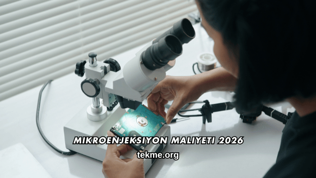 Mikroenjeksiyon Maliyeti 2026