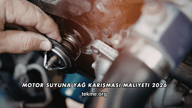 Motor Suyuna Yağ Karışması Maliyeti 2026