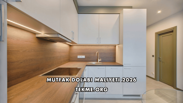 Mutfak Dolabı Maliyeti 2026
