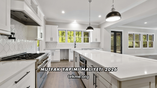 Mutfak Yapımı Maliyeti 2026