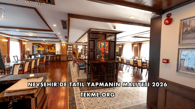 Nevşehir’de Tatil Yapmanın Maliyeti 2026