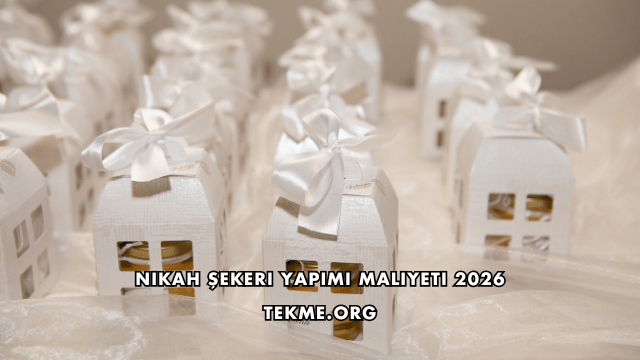 Nikah Şekeri Yapımı Maliyeti 2026