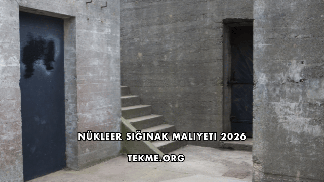 Nükleer Sığınak Maliyeti 2026