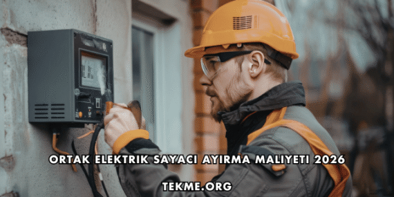 Ortak Elektrik Sayacı Ayırma Maliyeti 2026