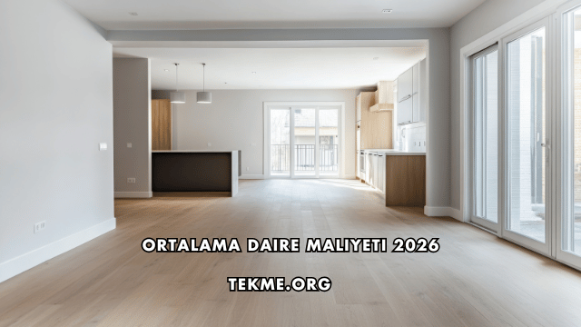 Ortalama Daire Maliyeti 2026