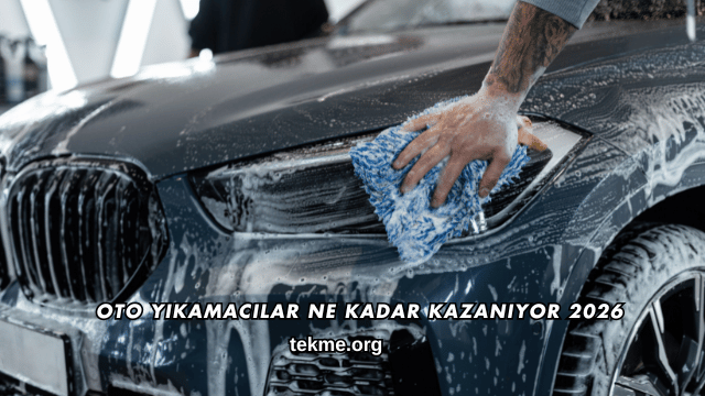 Oto Yıkamacılar Ne Kadar Kazanıyor 2026