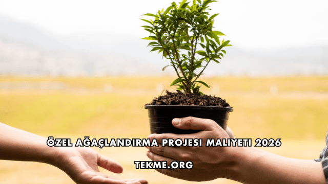 Özel Ağaçlandırma Projesi Maliyeti 2026