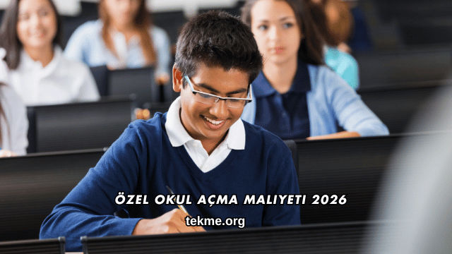 Özel Okul Açma Maliyeti 2026